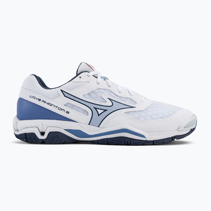 Buty do piłki ręcznej Mizuno Wave Phantom 3 white/dark denim/blue jasper 2