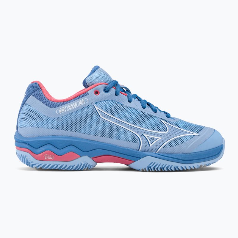 Buty do tenisa damskie Mizuno Wave Exceed Light CC dutch cana/white/tea rose 2