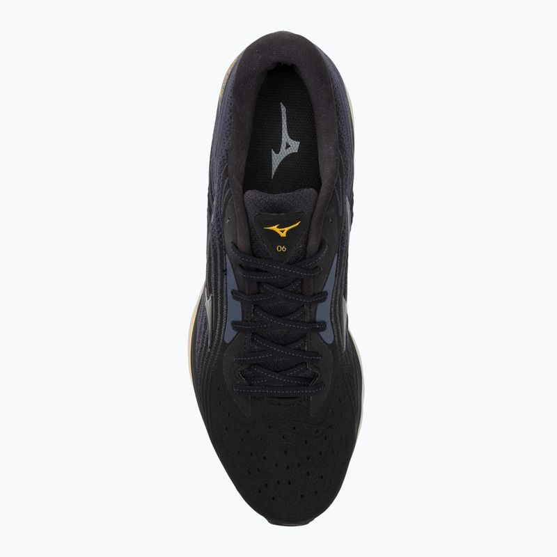 Buty do biegania męskie Mizuno Wave Sky 6 black/tradewinds/gold fusion 6