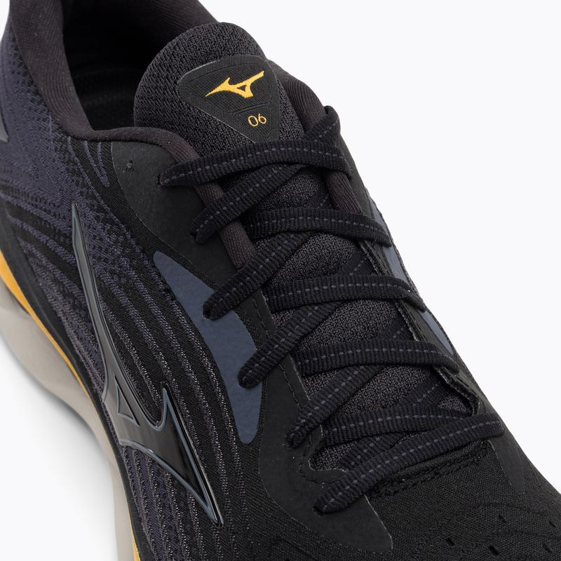 Buty do biegania męskie Mizuno Wave Sky 6 black/tradewinds/gold fusion 8