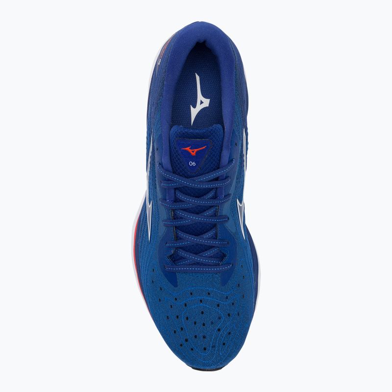 Buty do biegania męskie Mizuno Wave Sky 6 turkish sea/white/cherry tomato 8
