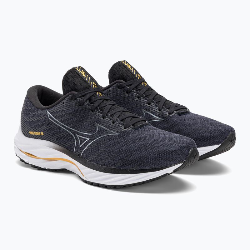Buty do biegania męskie Mizuno Wave Rider 26 2E odyssey gray/metallic gray/pale marigold 5