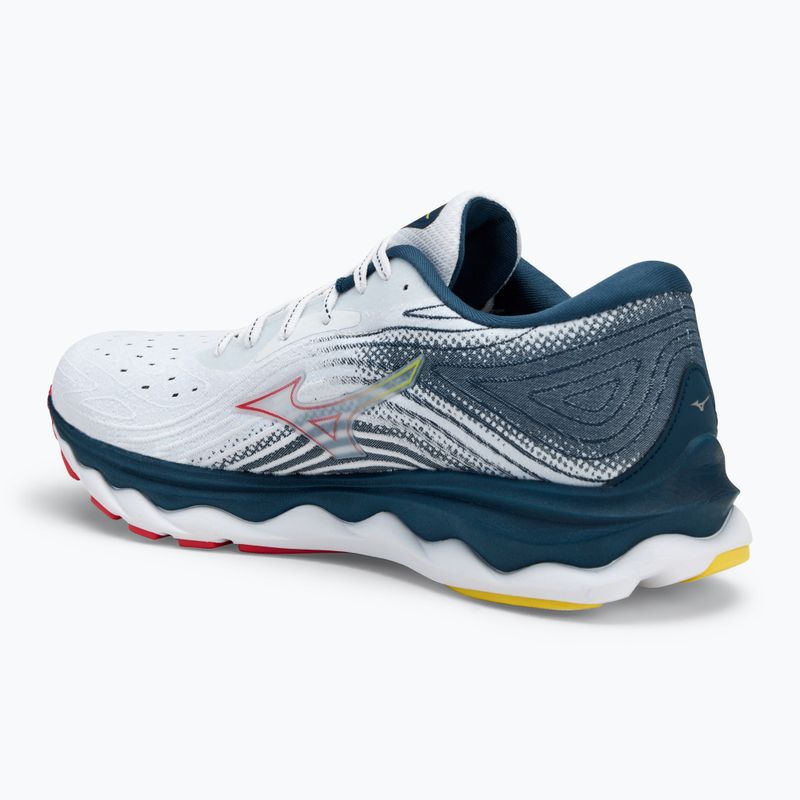 Buty do biegania damskie Mizuno Wave Sky 6 white/ hibiscus/ buttercup 3