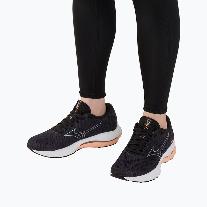 Buty do biegania damskie Mizuno Wave Rider 26 odyssey gray/quicksilver/salmon 3