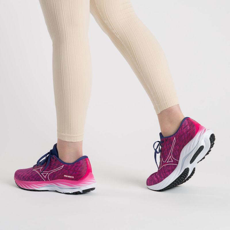 Buty do biegania damskie Mizuno Wave Rider 26 różowe J1GD220327 3