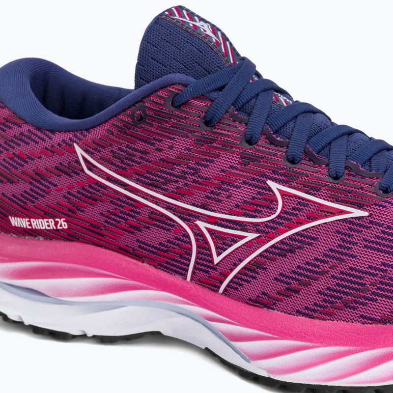 Buty do biegania damskie Mizuno Wave Rider 26 różowe J1GD220327 11