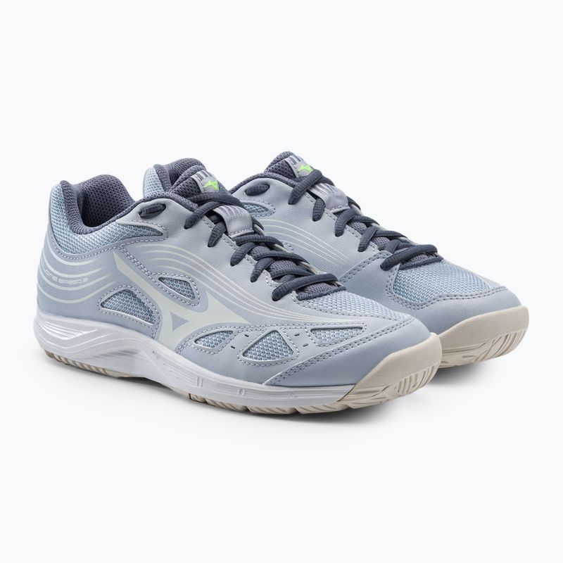 Buty do siatkówki damskie Mizuno Cyclone Speed 3 szare 5