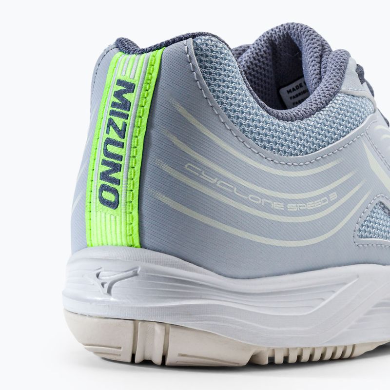 Buty do siatkówki damskie Mizuno Cyclone Speed 3 szare 8