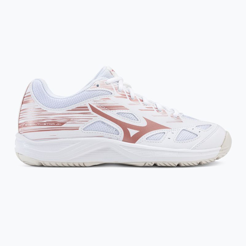 Buty do piłki ręcznej dziecięce Mizuno Stealth Star C białe X1GC2107K36 2