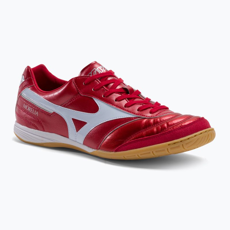 Buty piłkarskie Mizuno Morelia Sala Elite IN czerwone Q1GA221060