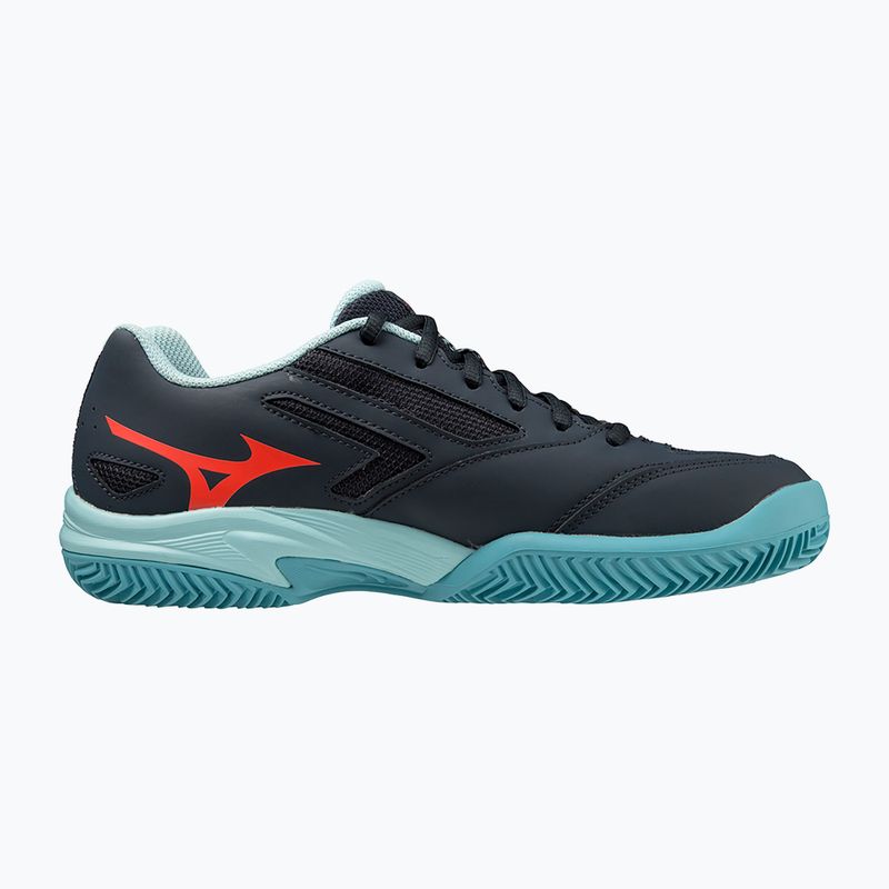 Buty do tenisa dziecięce Mizuno Exceed Star CC collegiate blue/ soleil/ tanager/ turquoise 8