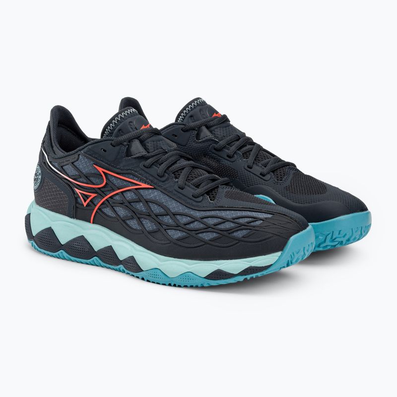 Buty do tenisa męskie Mizuno Wave Enforce Tour CC collblue/soleil/tanagtur 4