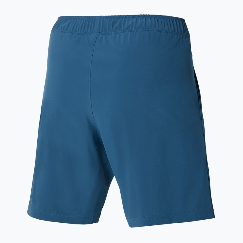 Spodenki męskie Mizuno 8 In Flex blue ashes 2