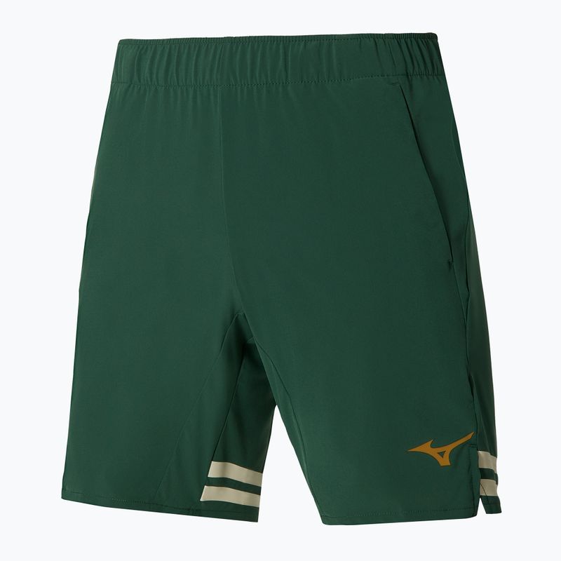 Spodenki tenisowe męskie Mizuno Retro zielone 62GBA00237