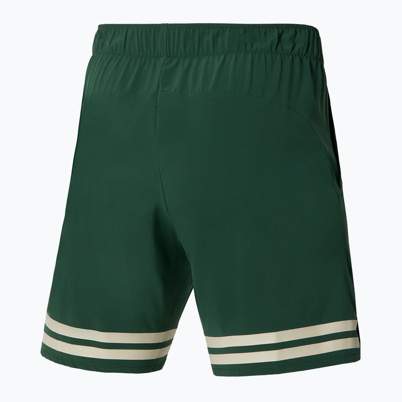 Spodenki tenisowe męskie Mizuno Retro zielone 62GBA00237 2