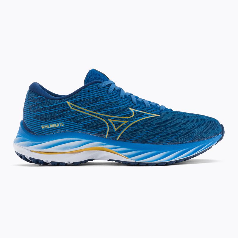 Buty do biegania męskie Mizuno Wave Rider 26 niebieskie J1GC220353 2
