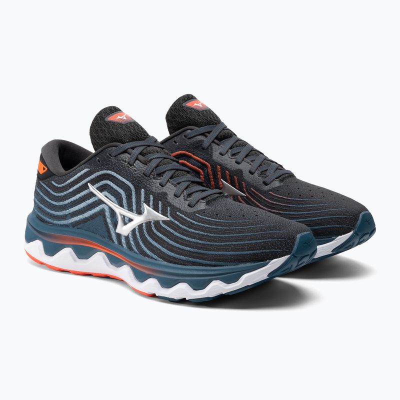 Buty do biegania męskie Mizuno Wave Horizon 6 granatowy J1GC222611 4