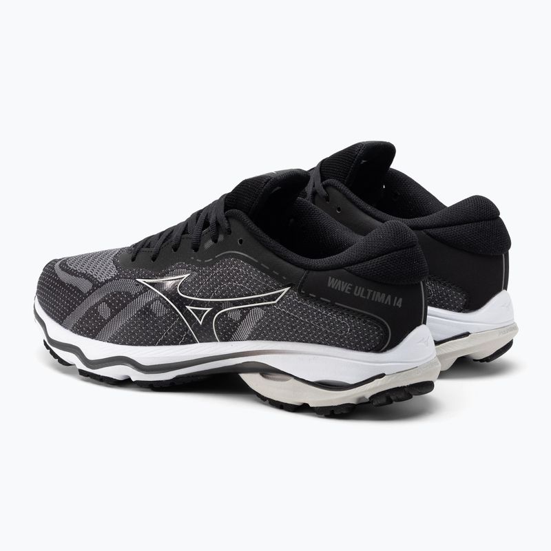 Buty do biegania męskie Mizuno Wave Ultima 14 black/silver/nimbuscloud 3