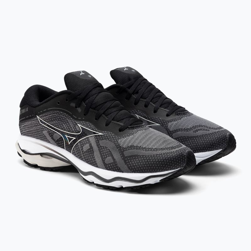 Buty do biegania męskie Mizuno Wave Ultima 14 black/silver/nimbuscloud 4