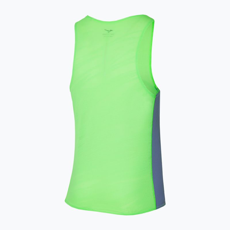 Tank top do biegania męski Mizuno Aero Tank light green 2