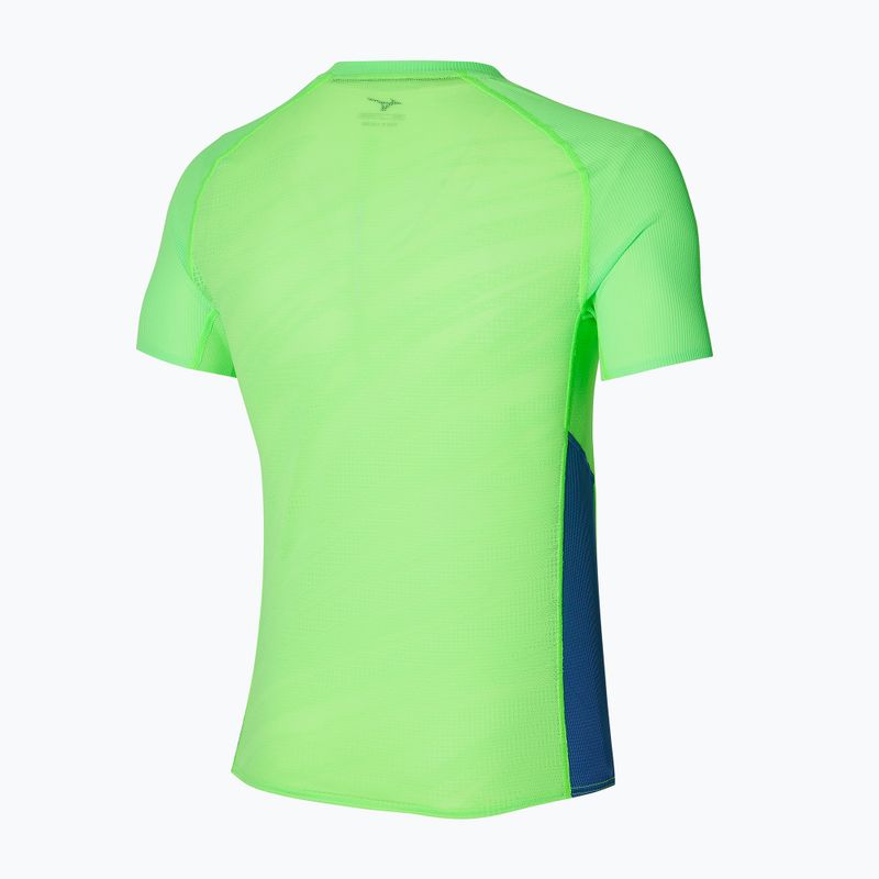 Koszulka do biegania męska Mizuno Aero Tee light green 2