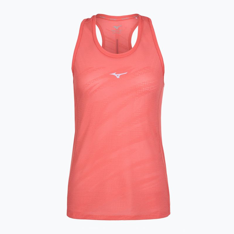 Koszulka do biegania damska Mizuno Aero Tank sunkissed coral