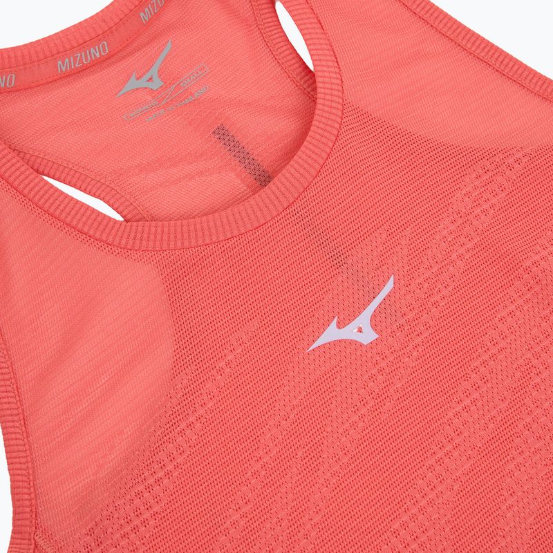 Koszulka do biegania damska Mizuno Aero Tank sunkissed coral 3
