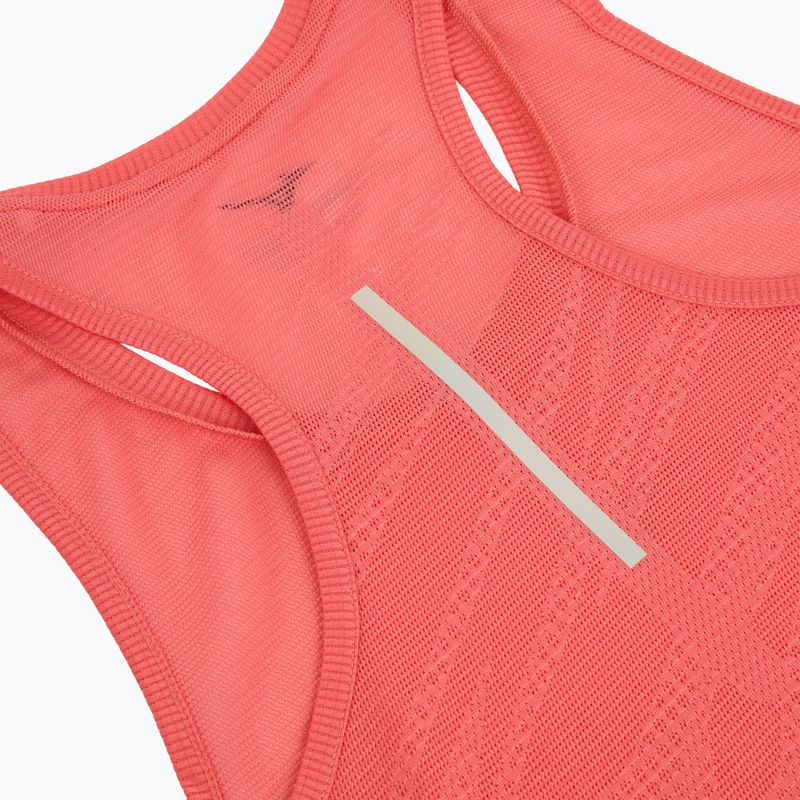 Koszulka do biegania damska Mizuno Aero Tank sunkissed coral 4