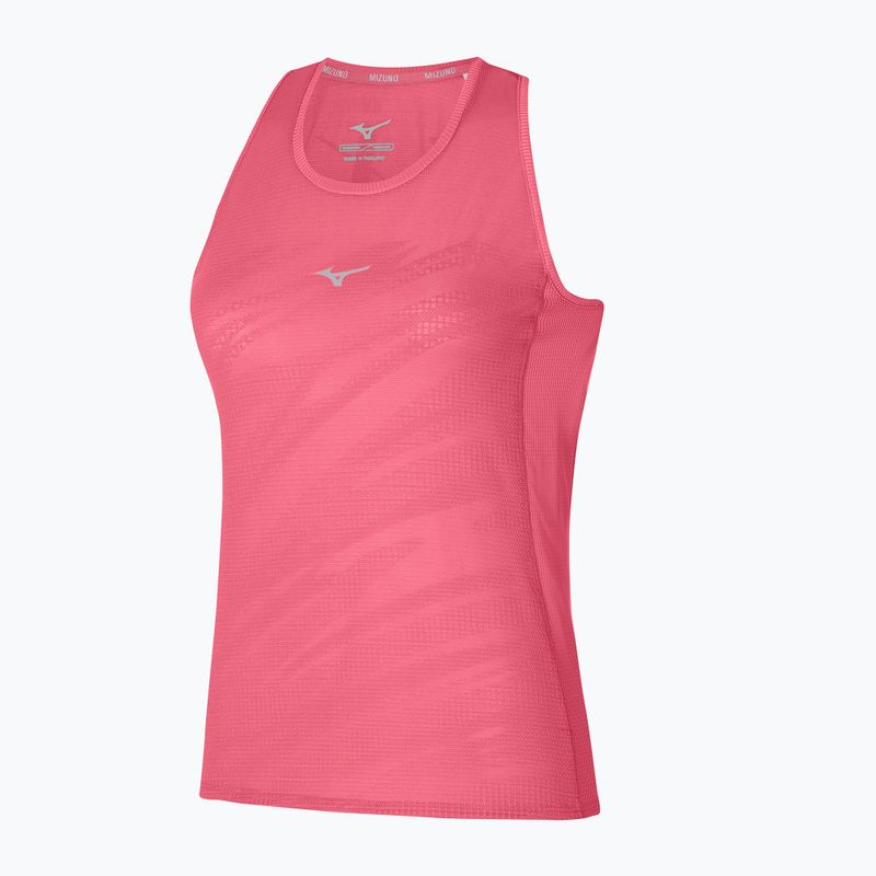 Tank top do biegania damski Mizuno Aero Tank sunkissed coral