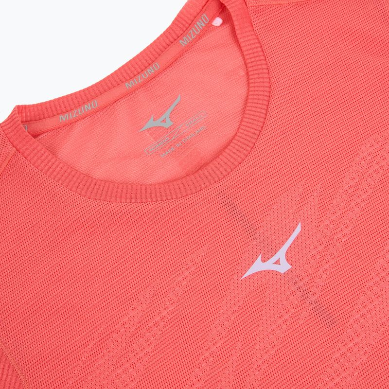Koszulka do biegania damska Mizuno Aero Tee sunkissed coral 3