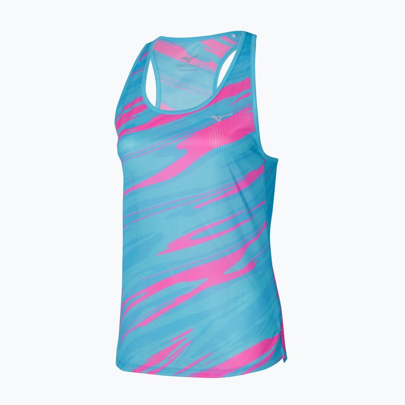 Tank top do biegania damski Mizuno DAF Graphic Tank antigua sand