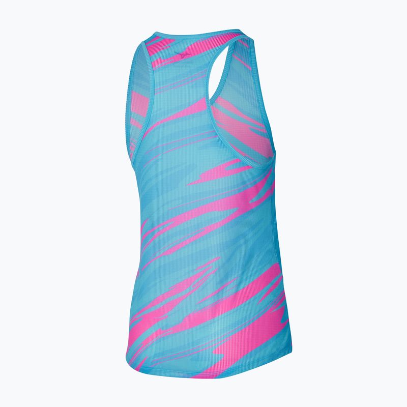 Tank top do biegania damski Mizuno DAF Graphic Tank antigua sand 2