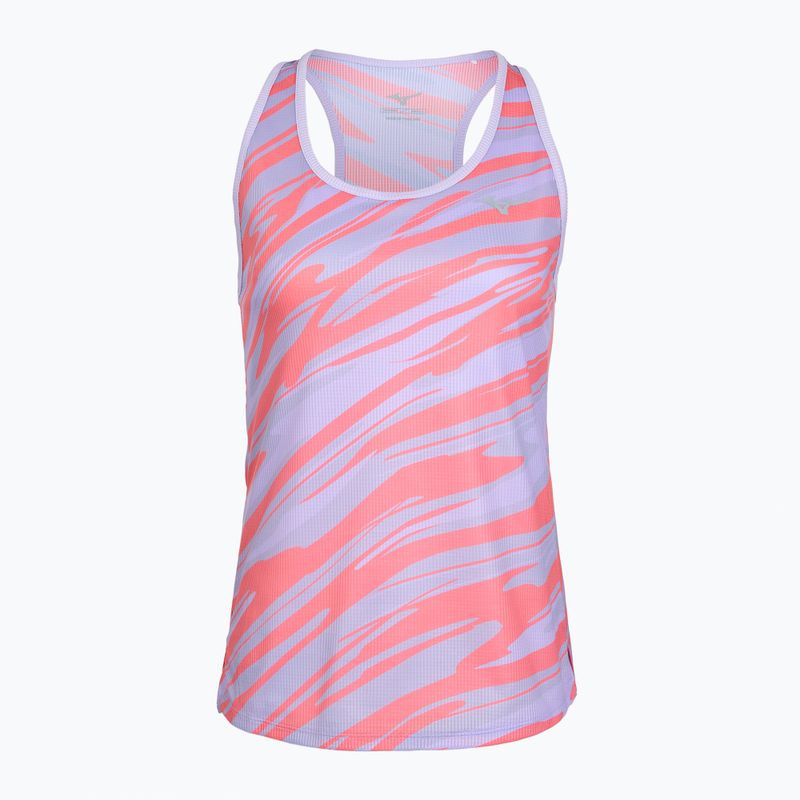 Koszulka do biegania damska Mizuno DAF Graphic Tank pastel lilac