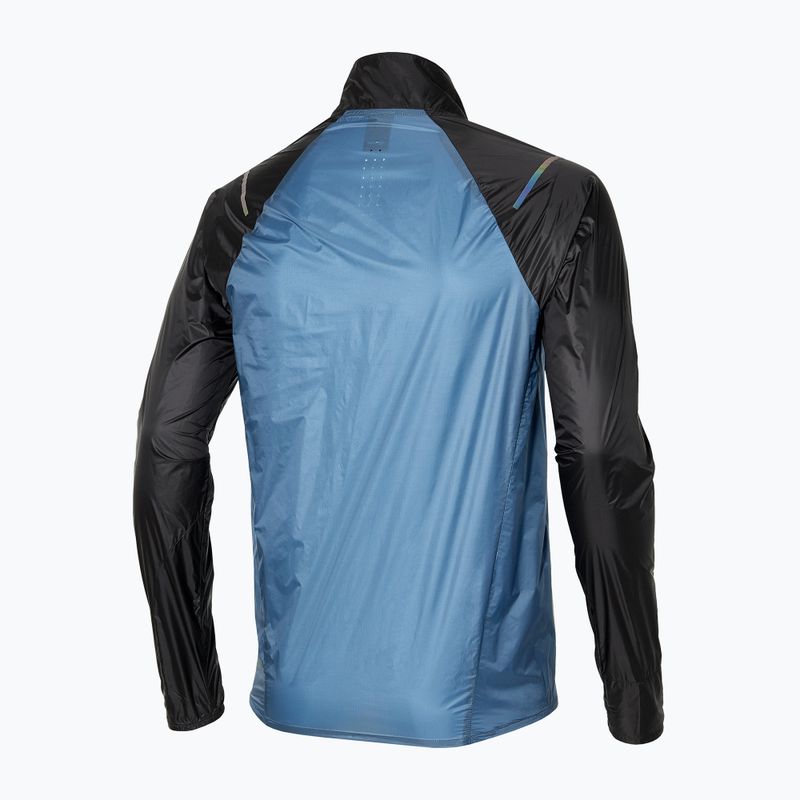Kurtka do biegania męska Mizuno Aero blue ashes 5