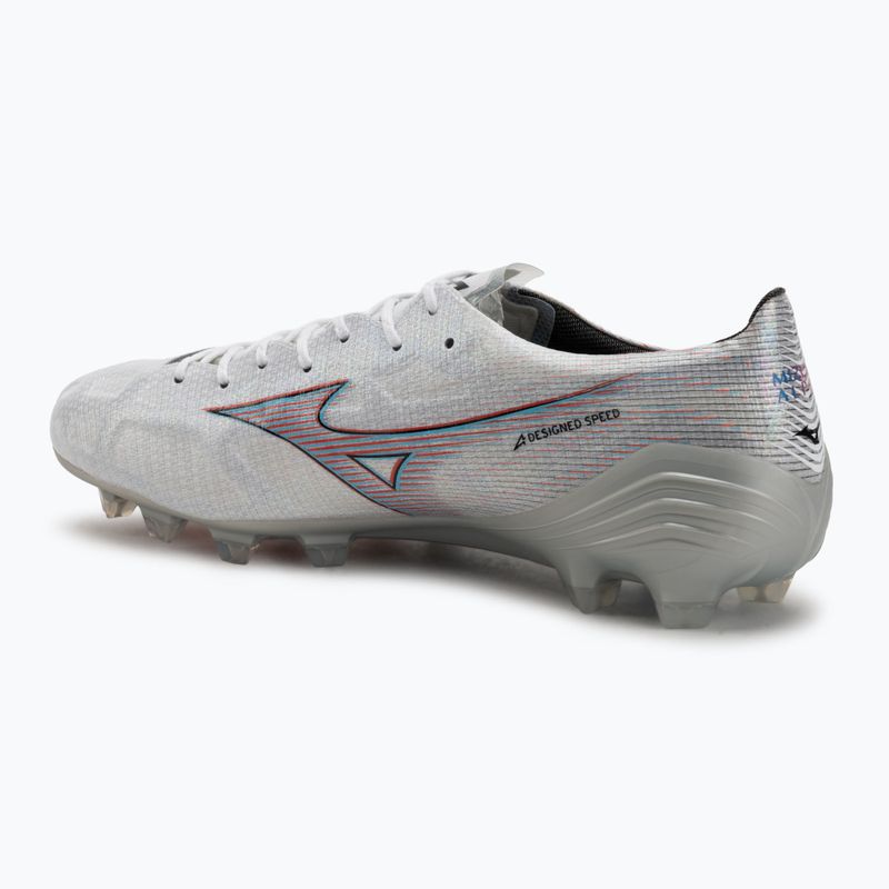 Buty piłkarskie męskie Mizuno Alpha JP white/ignition red/801 c 3
