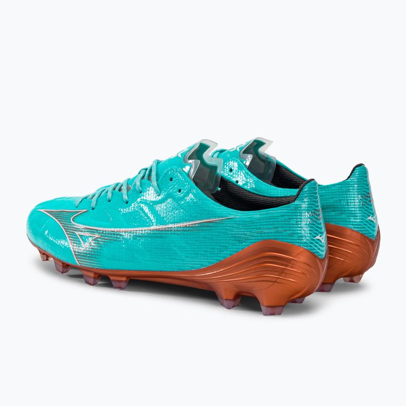 Buty piłkarskie męskie Mizuno Alpha Elite niebieskie P1GA236225 3