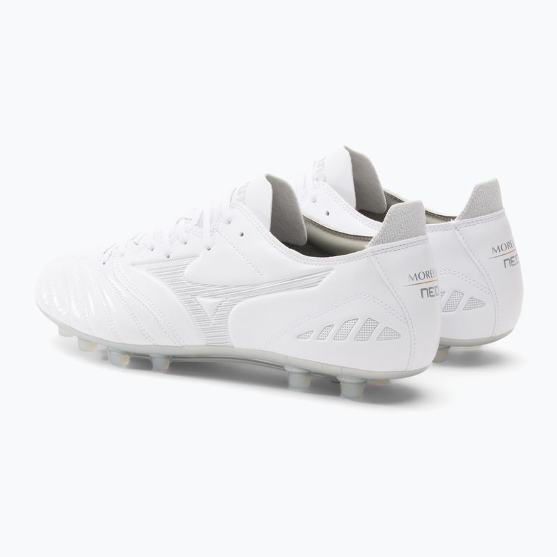 Buty piłkarskie Mizuno Morelia Neo III Pro AG białe P1GA238404 3