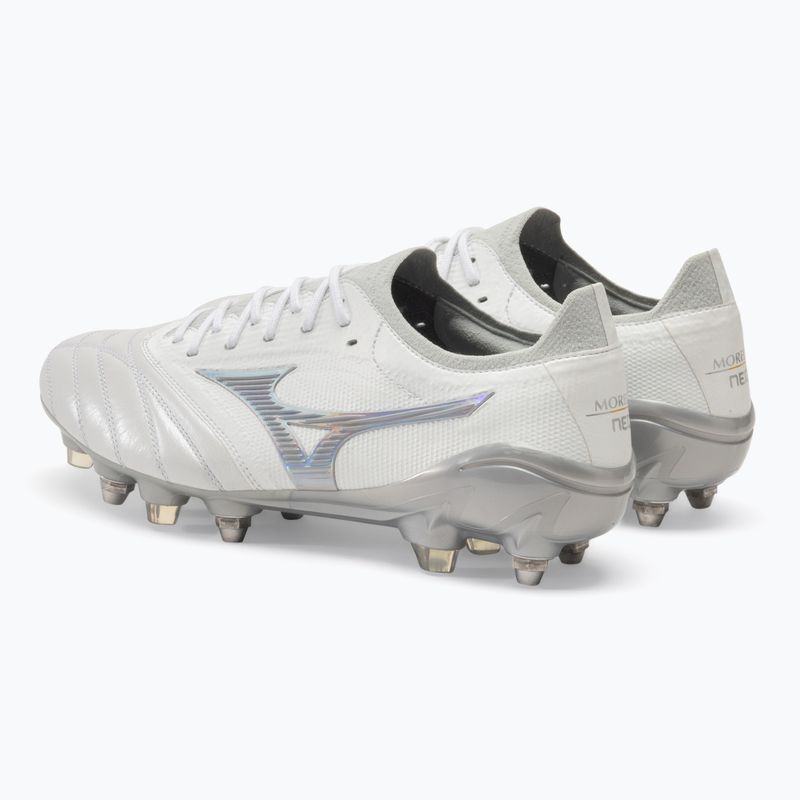 Buty piłkarskie Mizuno Morelia Neo III Beta JMP white/hologram/cool gray 3c 3