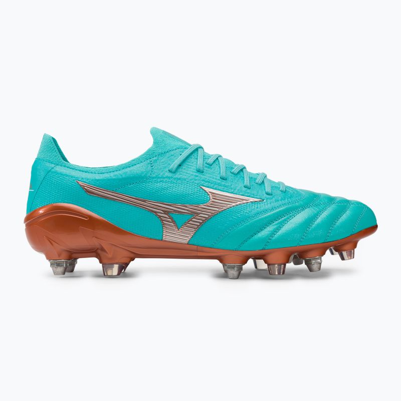 Buty piłkarskie Mizuno Morelia Neo III Beta JP MD niebieskie P1GC239025 2