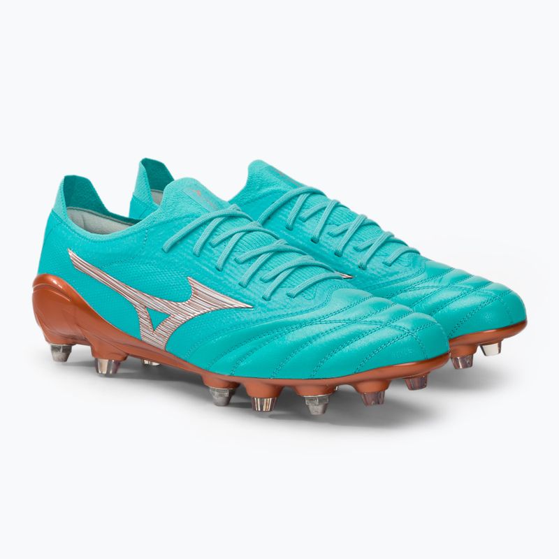 Buty piłkarskie Mizuno Morelia Neo III Beta JP MD niebieskie P1GC239025 4