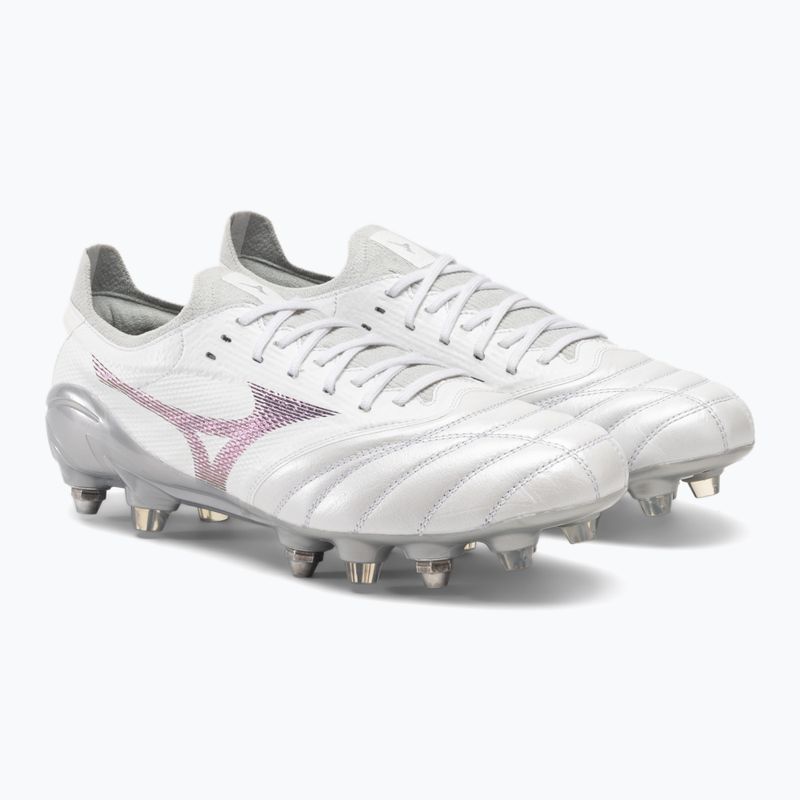 Buty piłkarskie Mizuno Morelia Neo III Elite M white/hologram/cool gray 3c 4
