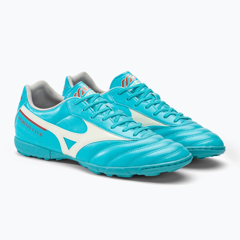 Buty piłkarskie męskie Mizuno Morelia II Club AS blue/snow white/red 4