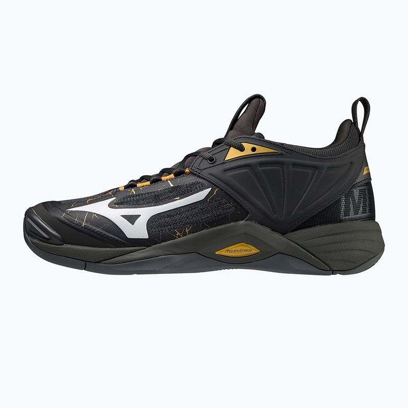 Buty do siatkówki męskie Mizuno Wave Momentum 2 black oyster/mp gold/inrongat 3