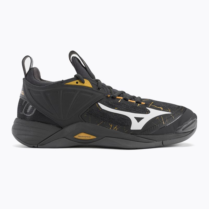 Buty do siatkówki męskie Mizuno Wave Momentum 2 black oyster/mp gold/inrongat 2