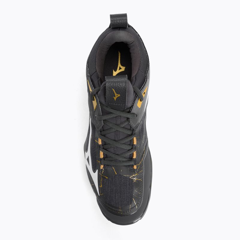 Buty do siatkówki męskie Mizuno Wave Momentum 2 black oyster/mp gold/inrongat 7