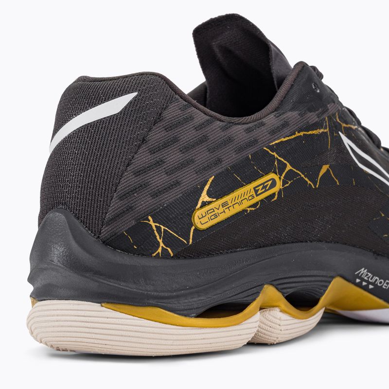 Buty do siatkówki męskie Mizuno Wave Lightning Z7 black oyster/mp gold/irongat 8