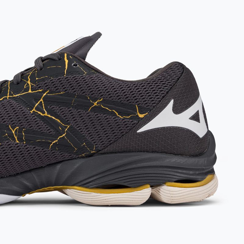 Buty do siatkówki męskie Mizuno Wave Lightning Z7 black oyster/mp gold/irongat 10