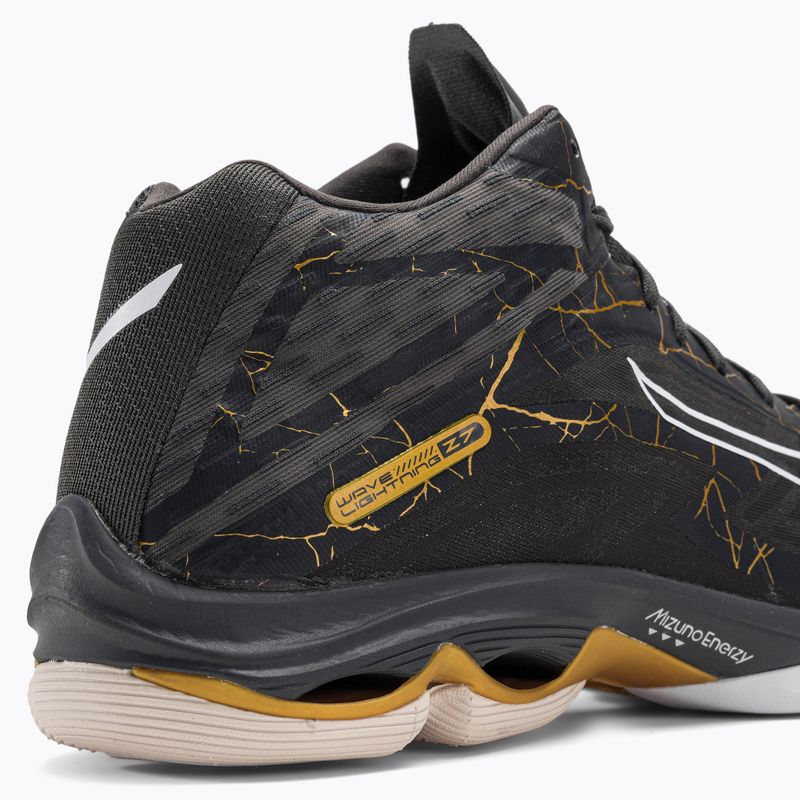 Buty do siatkówki męskie Mizuno Wave Lightning Z7 Mid black oyster/mp gold/irongat 10