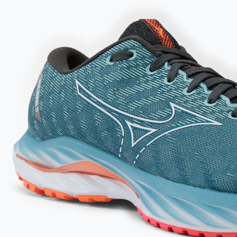 Buty do biegania męskie Mizuno Wave Inspire 19 province blue/ white/ light orange 7