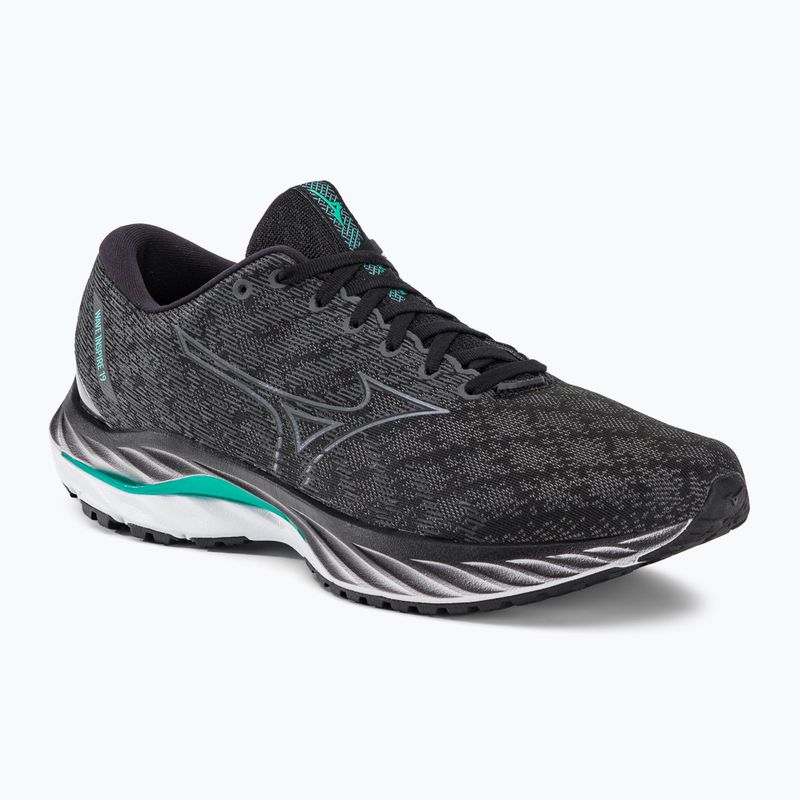 Buty do biegania męskie Mizuno Wave Inspire 19 black/ metallic gray/ bisgreen